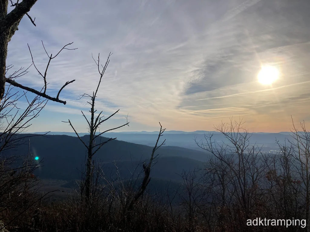 Looking up the Shenandoah valley