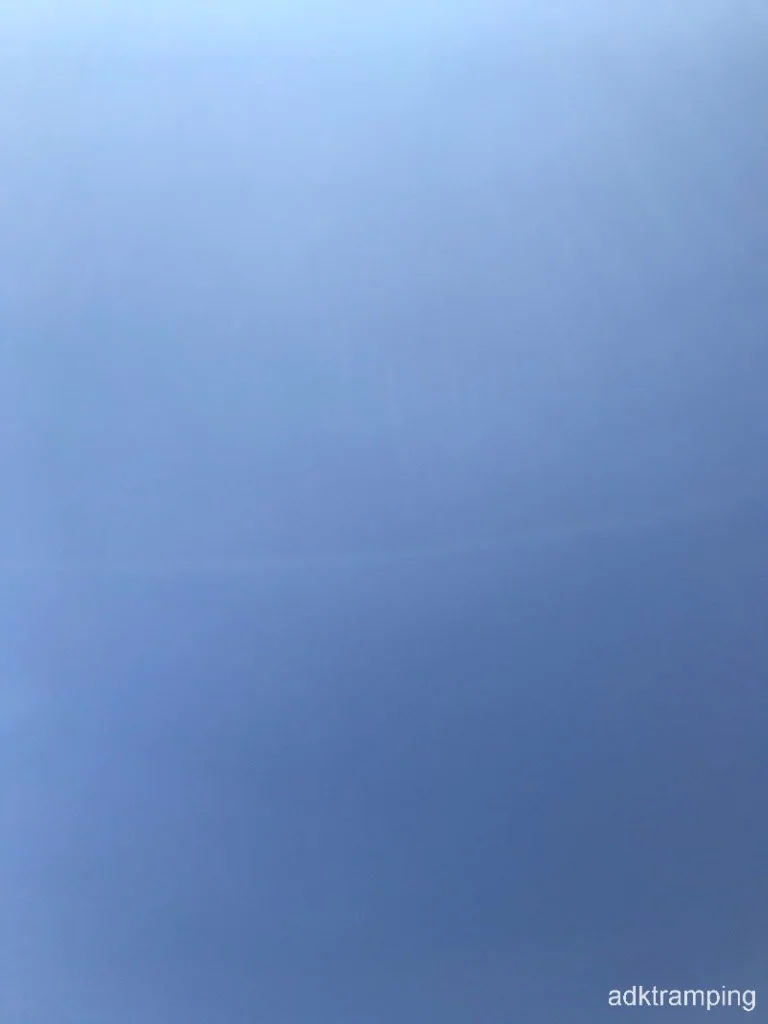 Not a cloud in the sky