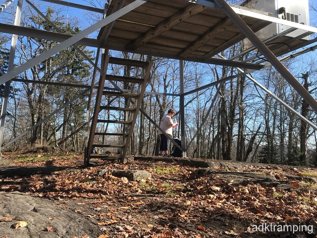 Relaxing at summit