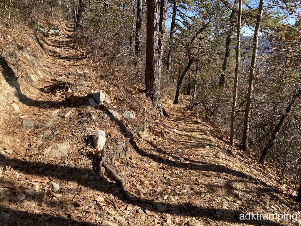 Switchback, one of many.