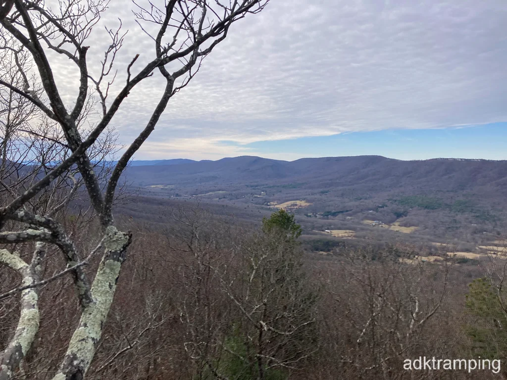 View WSW from lookout